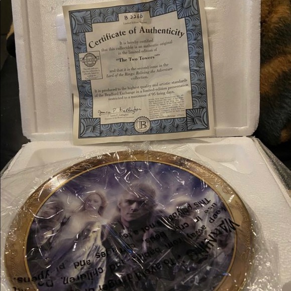 Lord of the Rings Collector's Edition Plates - Picture 9 of 10